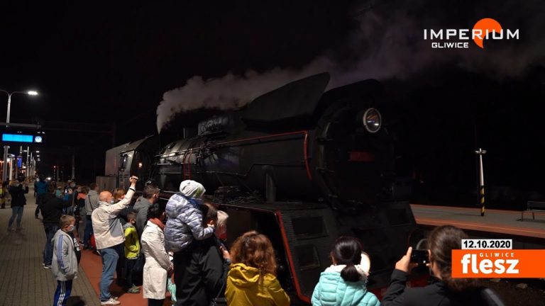 Zabytkowa lokomotywa zawitała do Gliwic