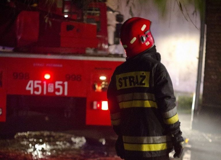 Policja wyjaśnia przyczyny pożaru w Sośnicy