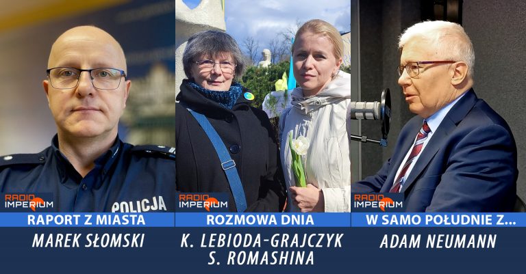 [AUDIO] PONIEDZIAŁEK: Polka pomaga Ukraince / Raport z Miasta / W Samo Południe…