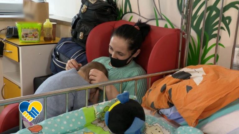 Maluchy z Ukrainy w Szpitalu