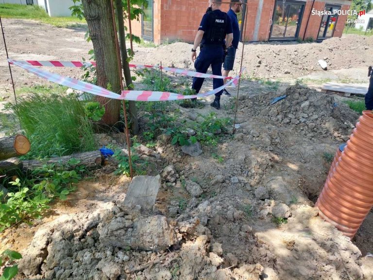 Niespodziewane znalezisko podczas budowy domu w Ostropie