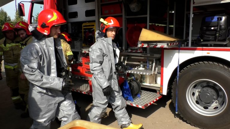 Strażacy na torach! Trwają coroczne ćwiczenia Komendy Miejskiej Straży Pożarnej w Gliwicach