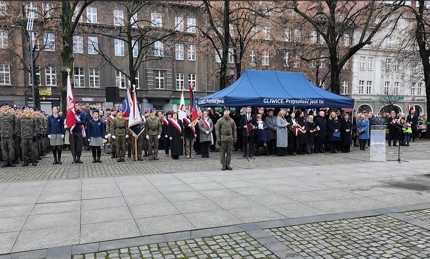Gliwice hucznie świętowały Niepodległość